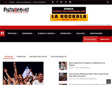 Tablet Screenshot of losfestivaleros.com